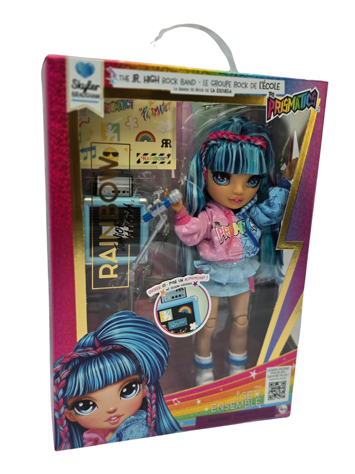 Rainbow High Jr High Rockband Skyler – Modepop met Microfoon & Accessoires - productafbeelding 3