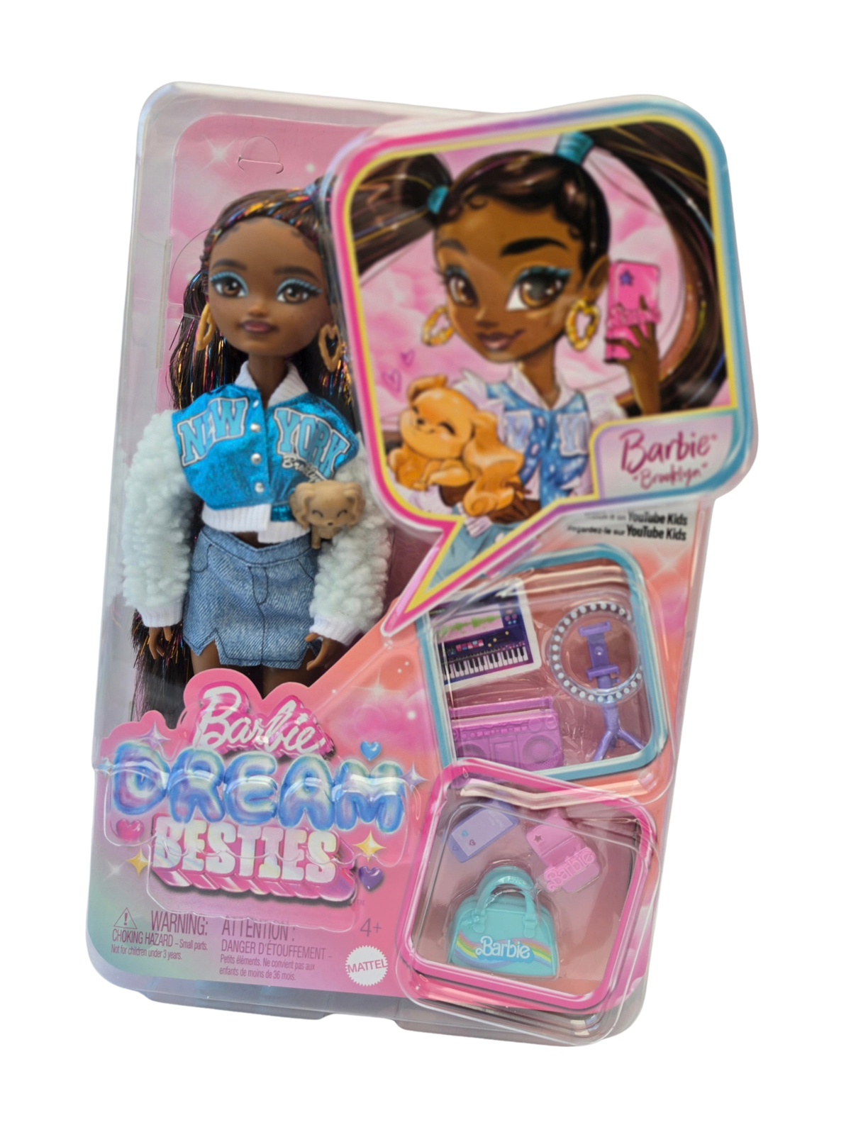 Barbie Dream Besties Brooklyn – Modepop met Accessoires - productafbeelding 3