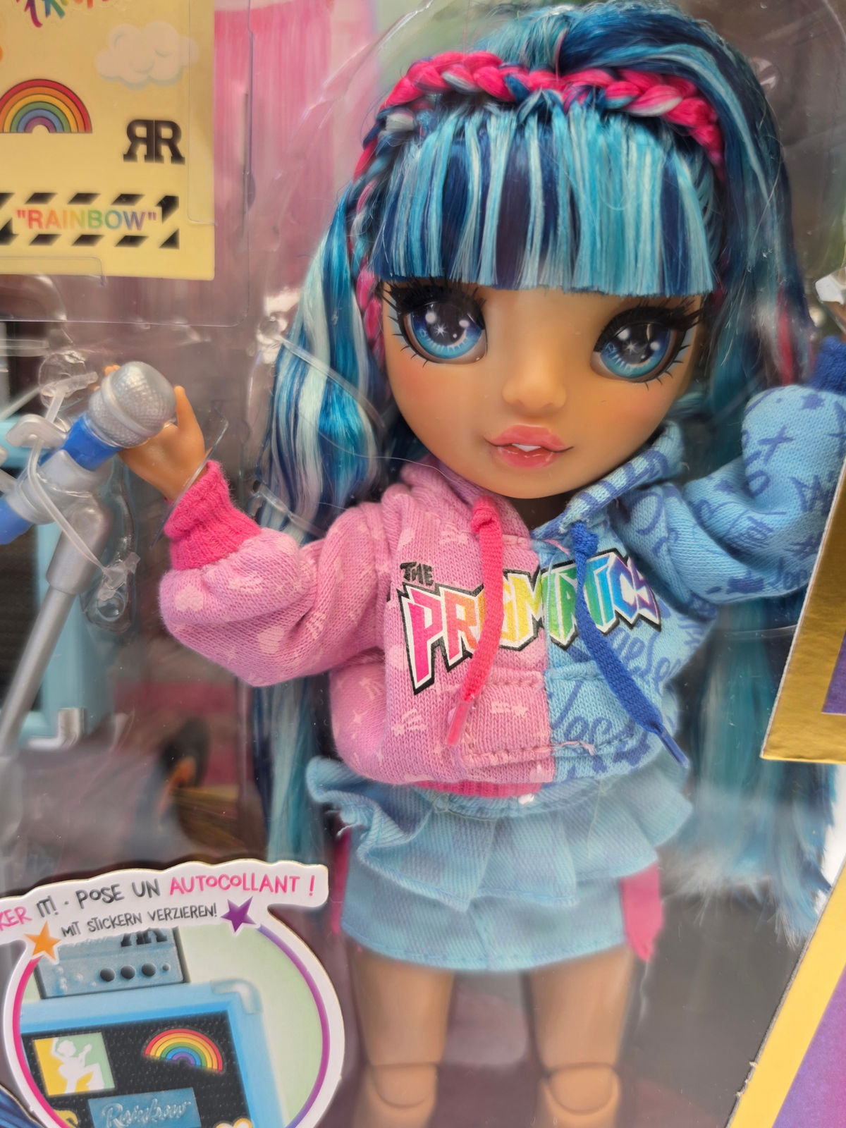 Rainbow High Jr High Rockband Skyler – Modepop met Microfoon & Accessoires - productafbeelding 6