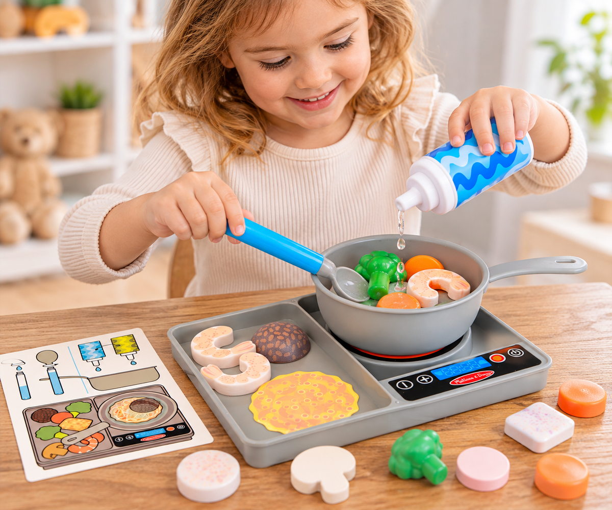 Melissa & Doug Water WOW! Kookplaat Speelset – 3+ - productafbeelding 2