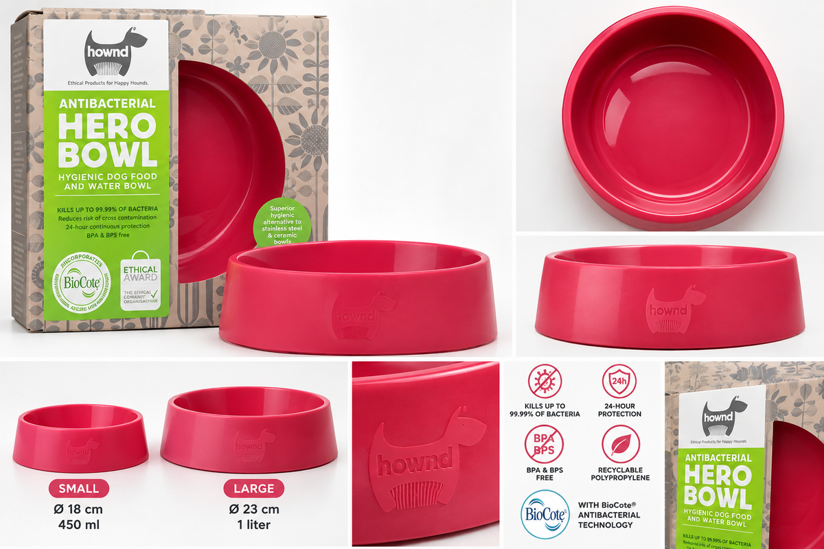 HOWND Antibacterial HERO Bowl – Hondenvoer- & Drinkbak - productafbeelding 2