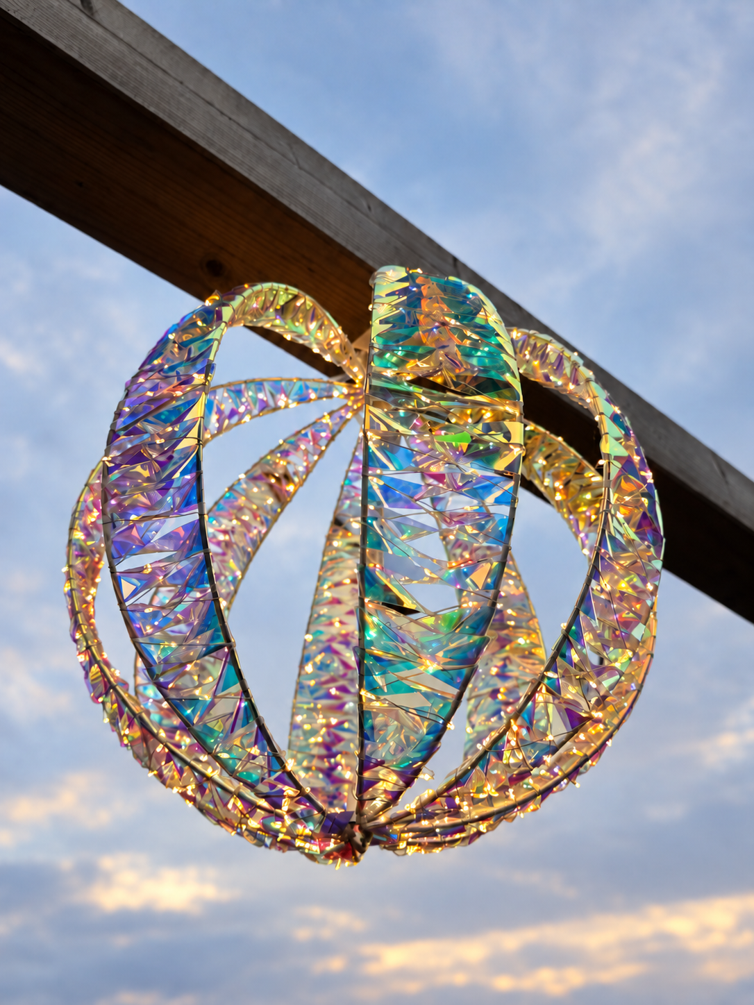 Holografische LED Lichtbal voor Buiten - productafbeelding 2