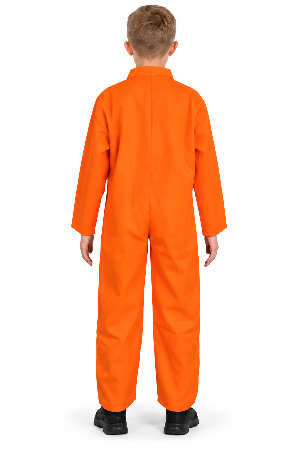 WickedFun Orange Prisoner Jumpsuit Kind – 4-14 jaar - productafbeelding 2