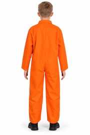 WickedFun Orange Prisoner Jumpsuit Kind – 4-14 jaar - productafbeelding 2