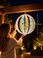 Holografische LED Lichtbal voor Buiten - afmetingen 5