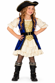 Fiestas Guirca Pirate Captain Piratenkostuum Meisje – 5-6 jaar - productafbeelding 1