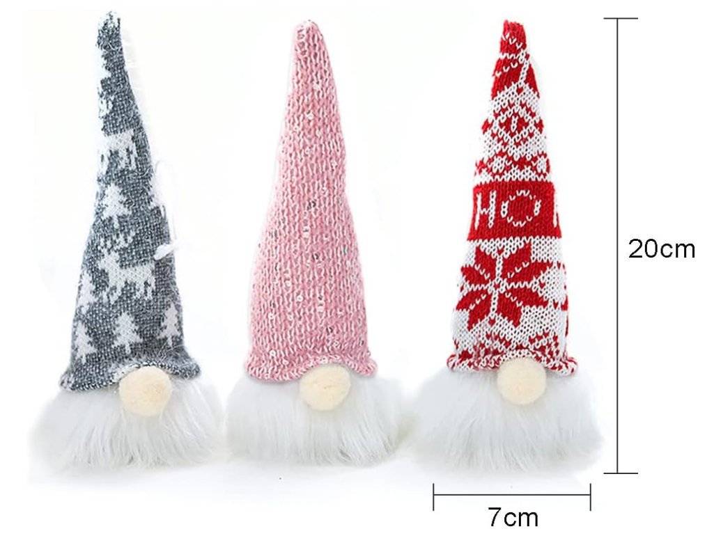 Verlichte Kerstkabouters – Set van 5 | Warm Wit LED – 20 cm - productafbeelding 9