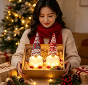Verlichte Kerstkabouters – Set van 5 | Warm Wit LED – 20 cm - productafbeelding 8