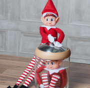 Elfie & Elvie – Ondeugende Kerstelfjes Jongen & Meisje | Set van 2 - productafbeelding 8