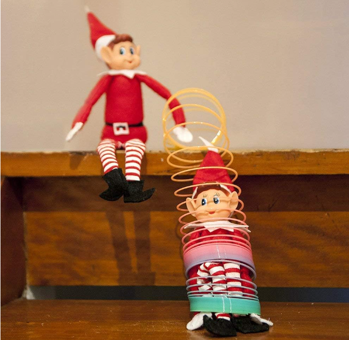 Elfie & Elvie – Ondeugende Kerstelfjes Jongen & Meisje | Set van 2 - productafbeelding 6