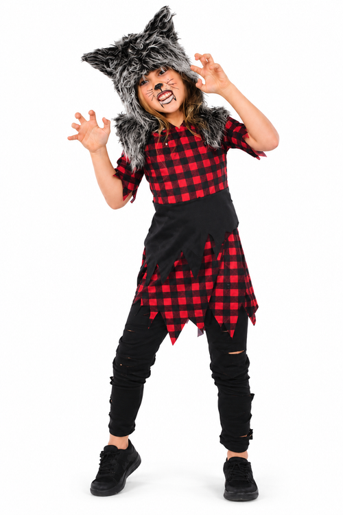 Amscan Miss Hungry Howler Kinderkostuum – 4-6 jaar / 110 cm - productafbeelding 1
