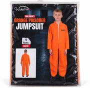 WickedFun Orange Prisoner Jumpsuit Kind – 4-14 jaar - verpakking 3