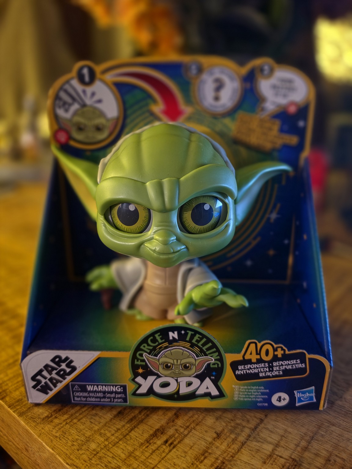 Star Wars Force N’ Telling Yoda – Interactieve Yoda met Licht & Geluid – 4+ - productafbeelding 1