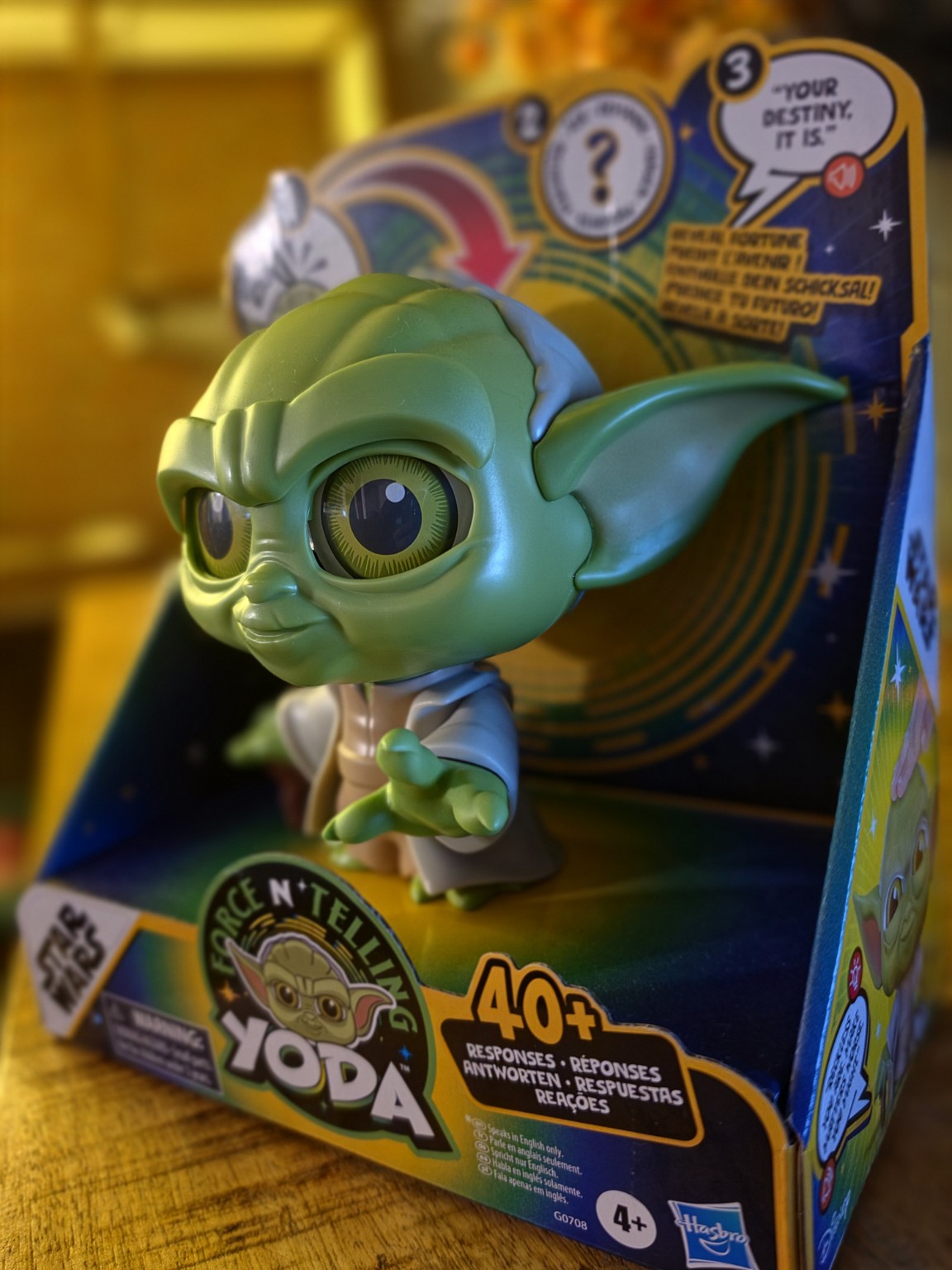 Star Wars Force N’ Telling Yoda – Interactieve Yoda met Licht & Geluid – 4+ - productafbeelding 4