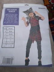 Echte verpakking Amscan Miss Hungry Howler Kinderkostuum 4-6 jaar, 110 cm, GTIN 0194099099035