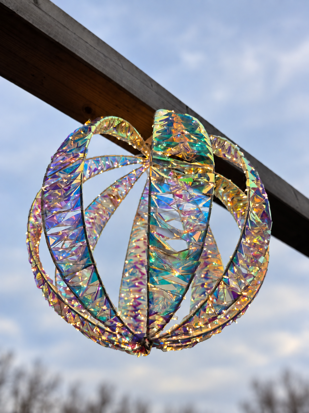 Holografische LED Lichtbal voor Buiten - productafbeelding 1